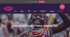 Desktop Screenshot of cowleyroadcarnival.co.uk