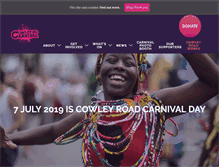 Tablet Screenshot of cowleyroadcarnival.co.uk